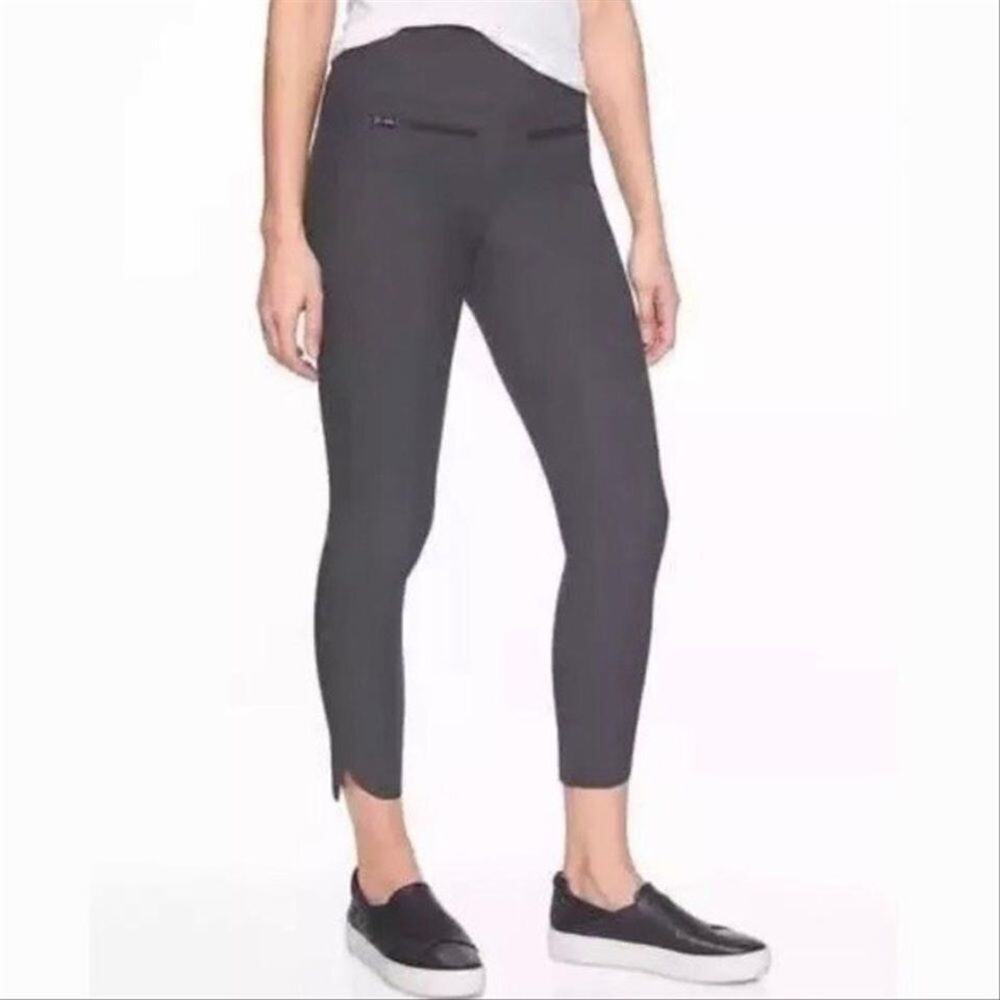 ATHLETA Black Pant Zip Pocket Front Stella Activewear Bottoms